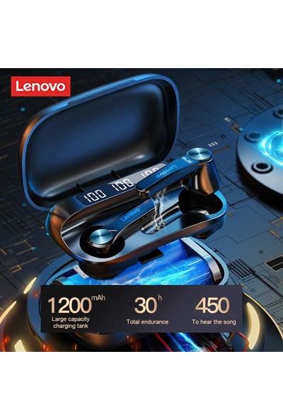 Lenovo QT81 Tws Kablosuz Bluetooth Kulak İçi Kulaklık (Yurt Dışından