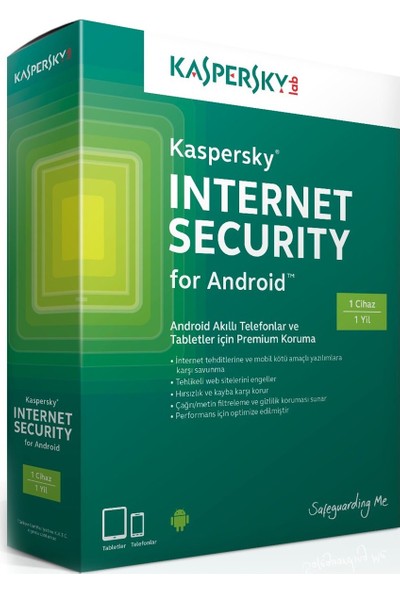 Kaspersky Android Cep Telefonları ve Tabletler için Kutulu&Türkçe Açıklamalı Internet Güvenlik Programı