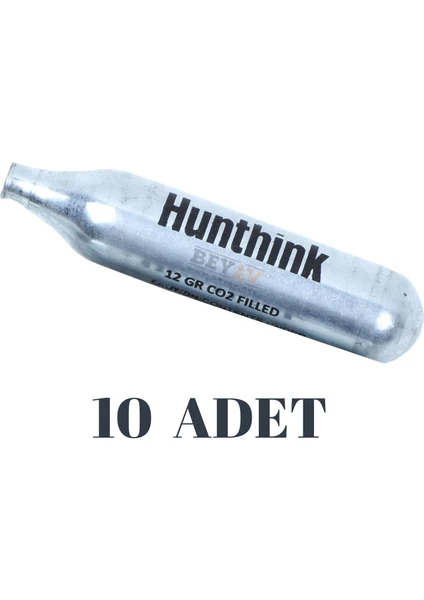 HUNTHINK12GR Co2 Hava Tüp 10 Adet Bey Av