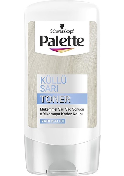 Kalıcı Doğal Renkle 12-1 Küllü Buzul Sarısı X 2 Adet + Küllü Sarı Palette Toner
