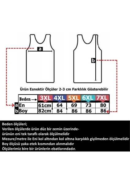 Büyük Beden Battal Boy Redzone Klasik Pamuk Atlet Beyaz