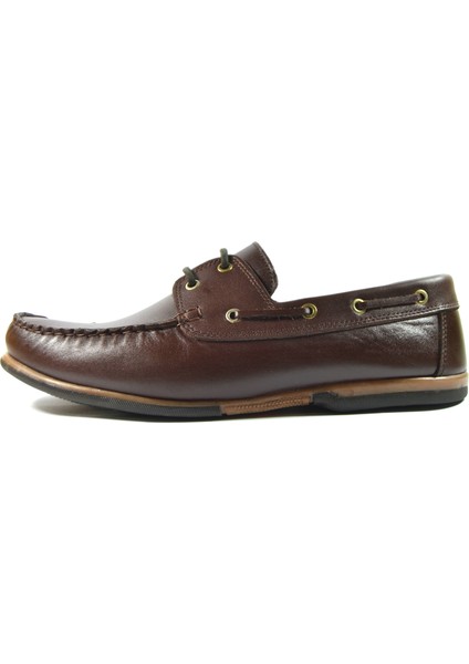 Y-03 Hakiki Deri Kahve Timberland Erkek Ayakkabı