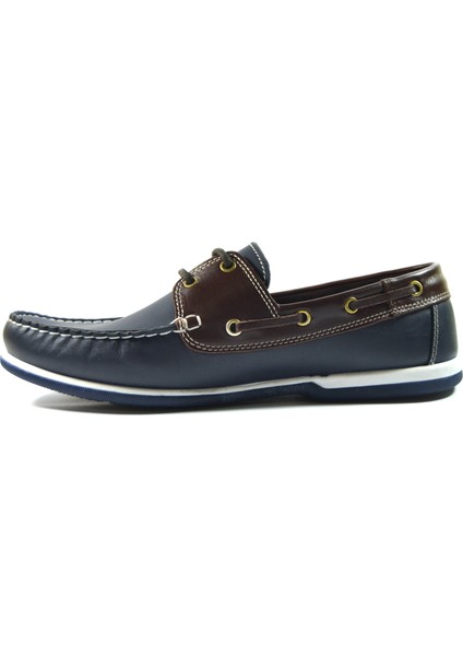 Y-03 Hakiki Deri Lacivert Kahve Timberland Erkek Ayakkabı modelleri
