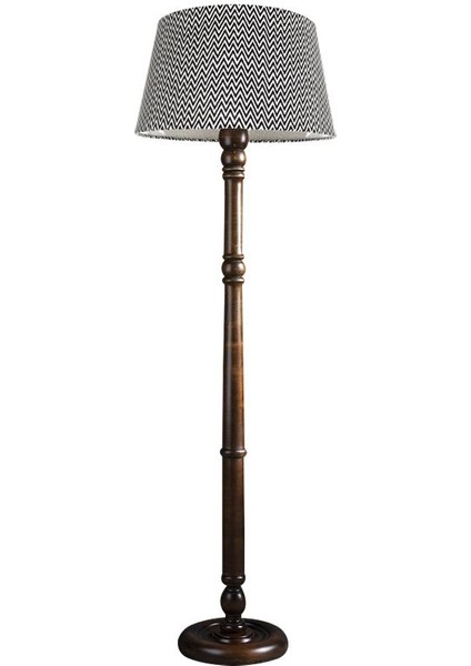 Torinio Torna Bacak Tripod Lambader Abajur Avize Aydınlatma Ahşap Ceviz Ağaç Country Dekor Lamba Aplik Masif Doğal