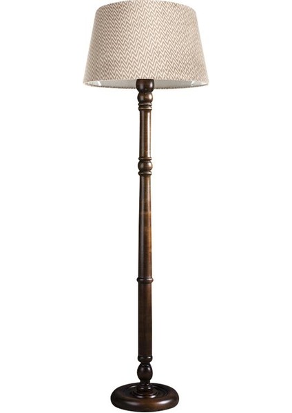 Torinio Torna Bacak Tripod Lambader Abajur Avize Aydınlatma Ahşap Ceviz Ağaç Country Dekor Lamba Aplik Masif Doğal