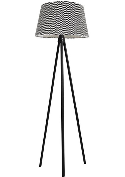 Oval 3 Ayak Tripod Lambader Abajur Köşe Lambası Ahşap Siyah Ağaç Country Dekor Lamba Aplik Masif Doğal