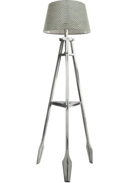 Remi 3 Ayaklı Tripod Lambader Beyaz Ahşap Köşe Lambası Abajur Avize Aydınlatma Ahşap Siyah Ağaç Country Dekor Lamba Aplik Masif Doğal