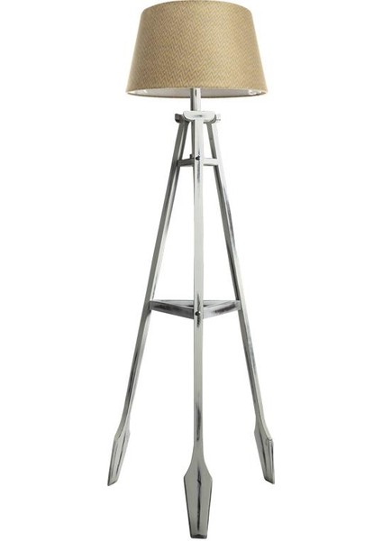 Remi 3 Ayaklı Tripod Lambader Beyaz Ahşap Köşe Lambası Abajur Avize Aydınlatma Ahşap Siyah Ağaç Country Dekor Lamba Aplik Masif Doğal