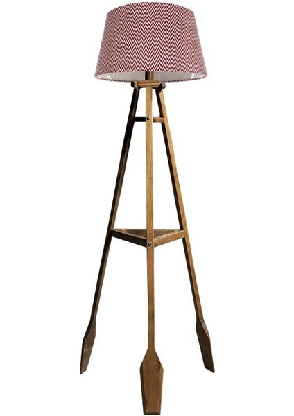 Remi 3 Ayaklı Tripod Lambader Naturel Ahşap Köşe Lambası Abajur Avize Aydınlatma Ahşap Siyah Ağaç Country Dekor Lamba Aplik Masif Doğal
