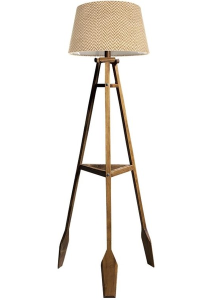 Remi 3 Ayaklı Tripod Lambader Naturel Ahşap Köşe Lambası Abajur Avize Aydınlatma Ahşap Siyah Ağaç Country Dekor Lamba Aplik Masif Doğal