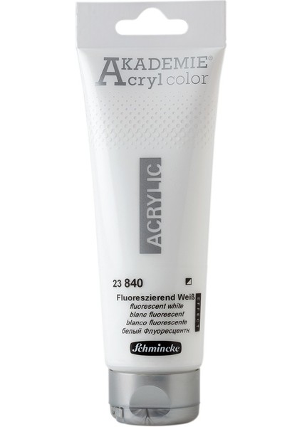 Akademie Akrilik Boya 120 ml Fluorescent White