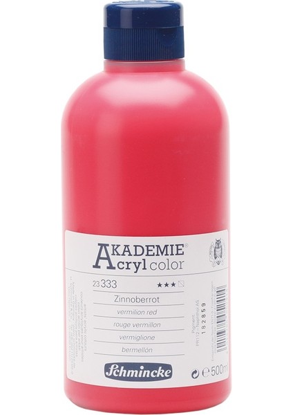 Akademie Akrilik Boya 500 ml Vermilion Red