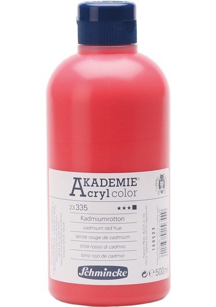 Akademie Akrilik Boya 500 ml Cadmium Red Hue