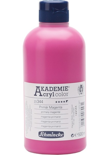 Akademie Akrilik Boya 500 ml Primary Magenta