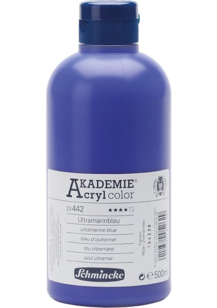 Akademie Akrilik Boya 500 ml Ultramarine Blue