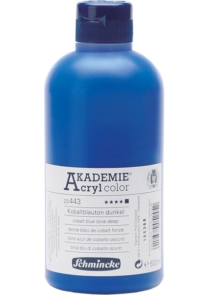 Akademie Akrilik Boya 500 ml Cobalt Blue Hue Deep