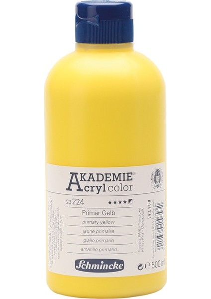 Akademie Akrilik Boya 500 ml Primary Yellow