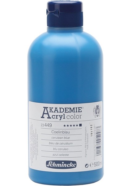 Akademie Akrilik Boya 500 ml Cerulean Blue