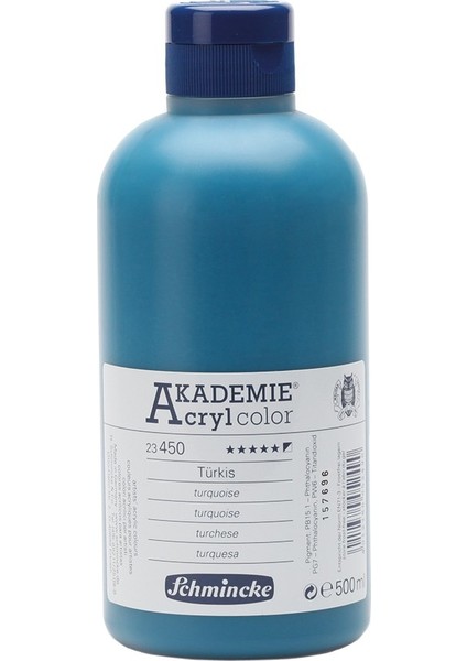 Akademie Akrilik Boya 500 ml Turquoise