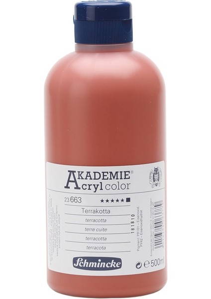 Akademie Akrilik Boya 500 ml Terracotta