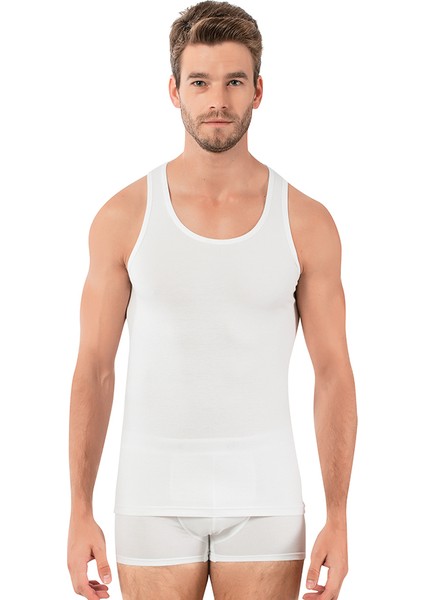 Elegant Modal Beyaz Atlet 3 Lü