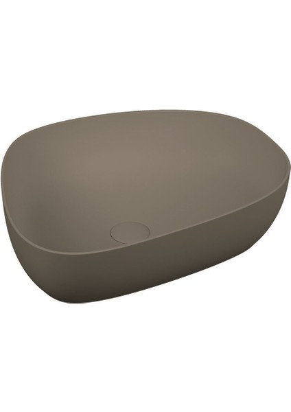 Outline 5991B450-0016 Asimetrik Lavabo, 56 Cm, Mat Vizon