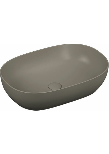Outline 5995B450-0016 Oval Lavabo, 60 Cm, Mat Vizon
