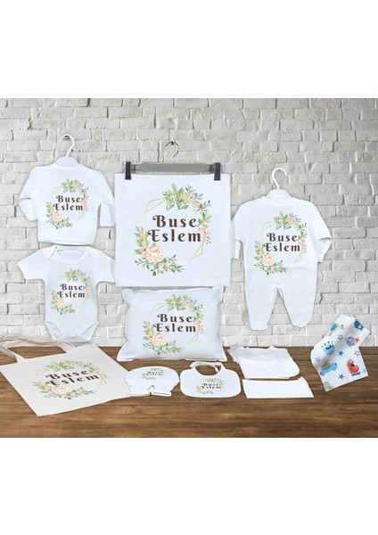 Bebeğinizin Ismine Özel 13 Parçadan Oluşan Hastane Çıkışı SETI_MT_103-13