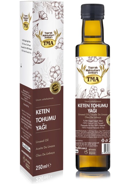 Keten Tohumu Yağı 250 ml