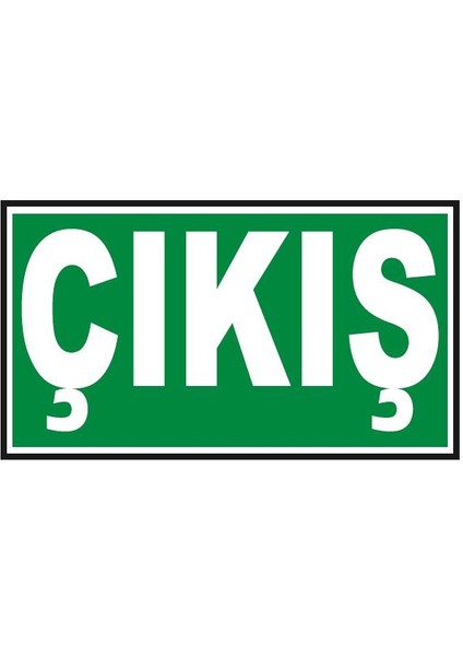 Fosforlu Çıkış Levhası - Fotolümenli