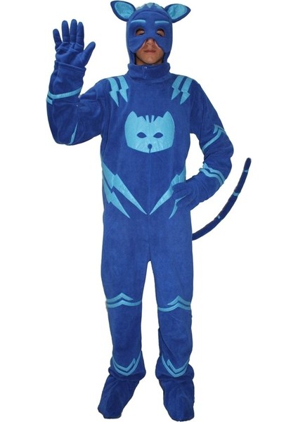 Pijamaskeliler Kedi Çocuk Kostümü Yetişkin
