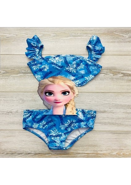 Elsa Figürlü Tarz Mayo Kini