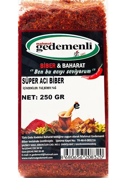 Süper Acı Pul Biber 250  gr