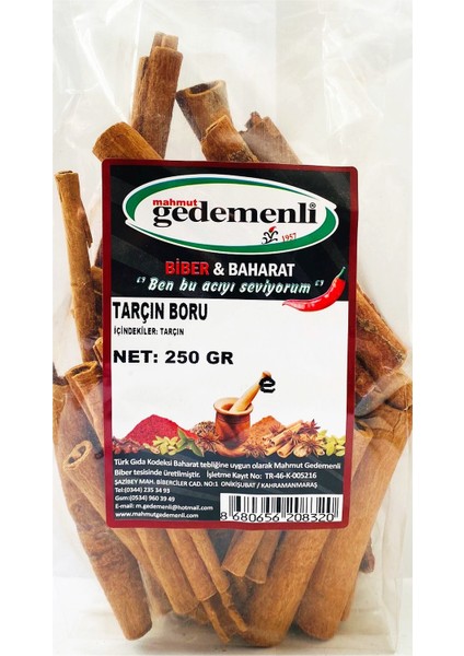 Tarçın Boru 250 gr