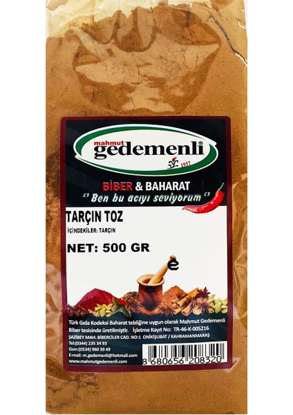 Tarçın Toz 500  gr