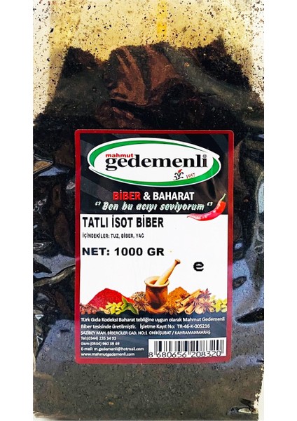 Tatlı Isot Biber 1 kg