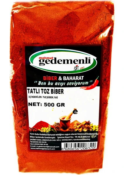 Tatlı Toz Biber 500  gr