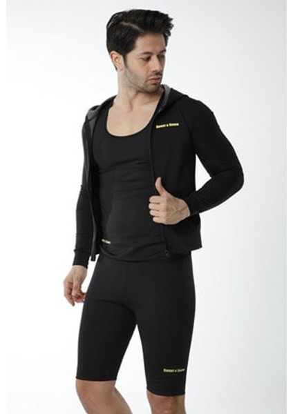 %100 Orjiinal Kısa Tayt ve Kapşonlu Takım Unisex