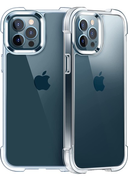Apple iPhone 12 Pro Kılıf Darbe Emici Nitro Anti Shock Silikon Şeffaf