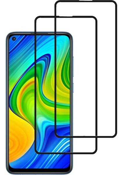 Xiaomi Redmi Note 9S Hayalet Ekran Koruyucu Gizli 5D Tam Kaplayan Privacy Kırılmaz Cam Siyah