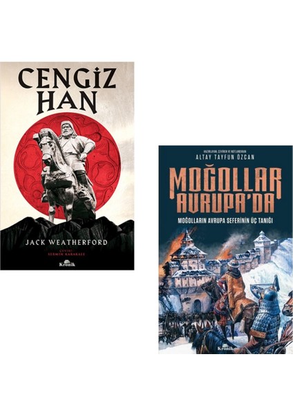 Cengiz Han / Moğollar Avrupa'da-Moğolların Avrupa Seferinin Üç Tanığı - 2 Kitap Set