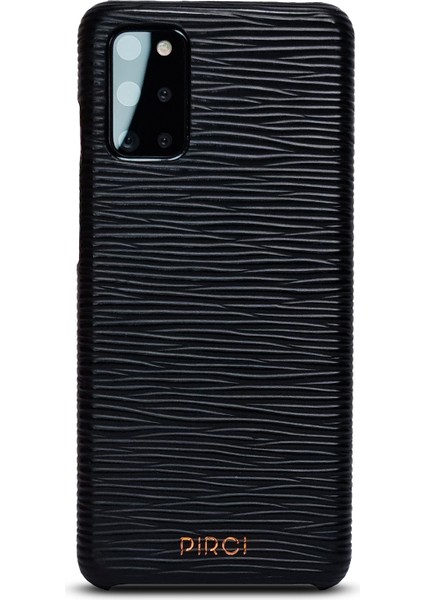 Samsung S20+ Epi Dokulu Deri Kılıf Siyah