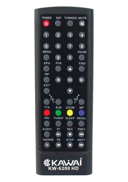 Kr Kawai KW-6200 Hd Uydu Kumandası