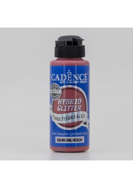 HSG-096 Multisurface Hybrid Akrilik Simli Mercan 120 ml