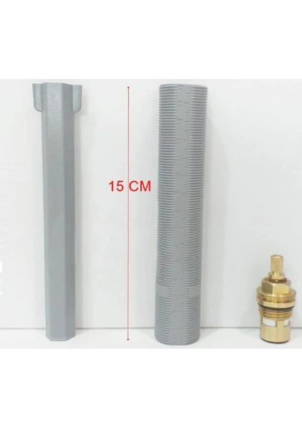 V200 Ankastre Stop Valf Uzatma Parçası 15 cm