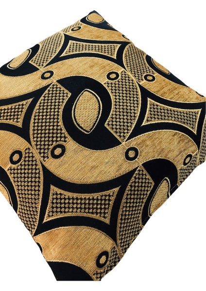 Pıllows Store Geometrik Desenli Turuncu Kırlent Kılıfı 45CM*45CM
