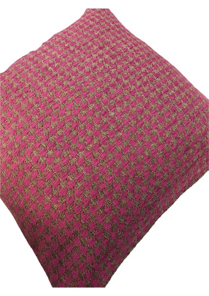 Pıllows Store Küçük Kazayağı Desenli Pembe Kırlent Kılıfı 45CM*45CM