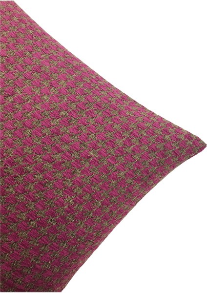 Pıllows Store Küçük Kazayağı Desenli Pembe Kırlent Kılıfı 45CM*45CM