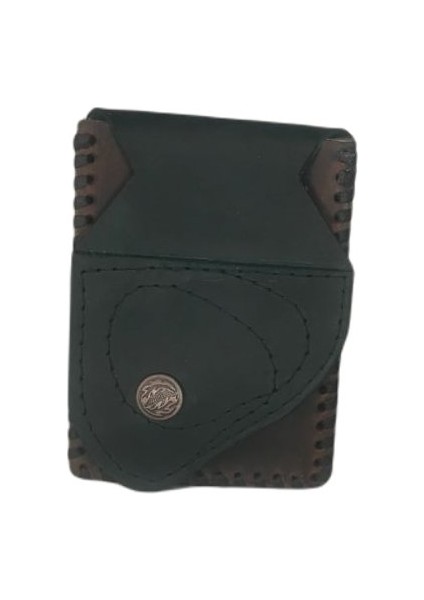 Ahşap - Deri Kombin Kartlık