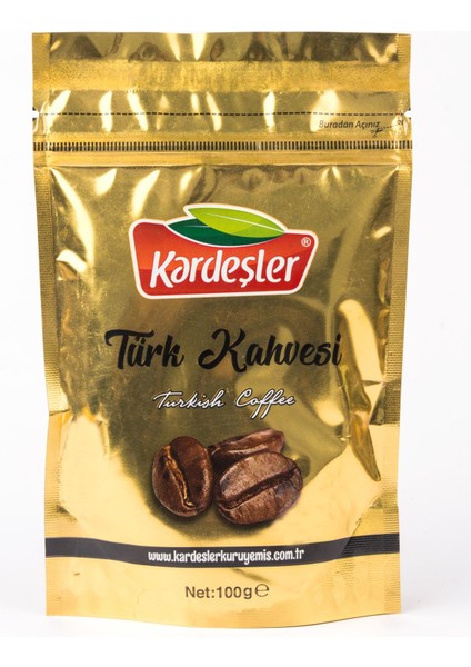 Türk Kahvesi Yumuşak Içimli 100 gr Kilitli Ambalaj